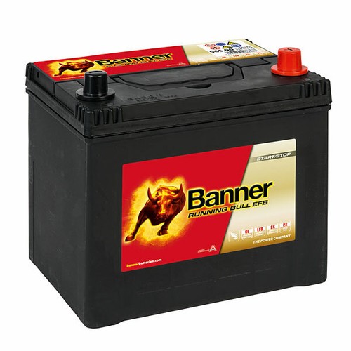 Banner running bull - banner,