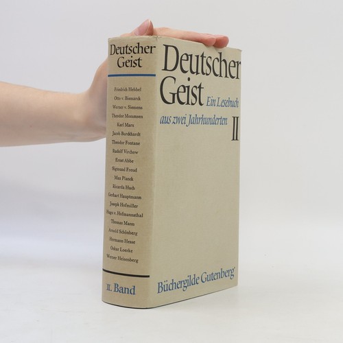 Deutscher geist ein lesebuch - geist:,