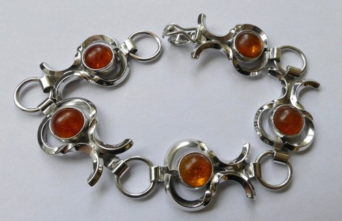 Armband bernstein cabochons - armband,