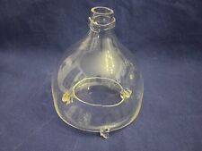 alte große Glas Fliegenfalle Wespenfalle dünnes mundgeblasenes Glas