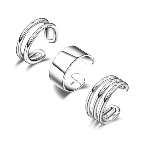 Ohrmanschette 925 silber - silber, helix