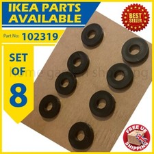 102319 x 8 Ikea dicke schwarze