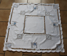 1 Stück Weihnachten Tischläufer Spitze Weihnachtstischdecke Decke Läufer 85x85cm