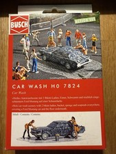 Top: Busch 7824 Car Wash H0 Action Set Ford Mustang Automodell 1:87 OVP!