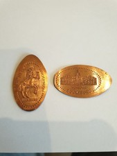 2 Motiv Elongated Coin Bückeburg Schloss Hofreitschule 