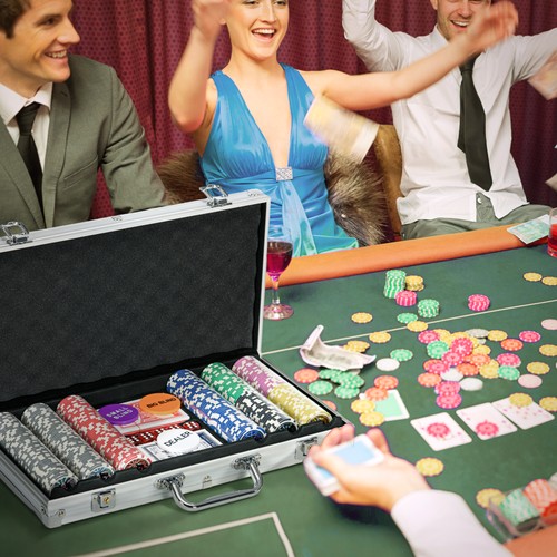 Sportnow pokerkoffer set 500 - sportnow,
