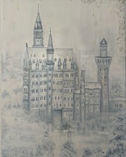 Gemälde Schloss. Dekor Für