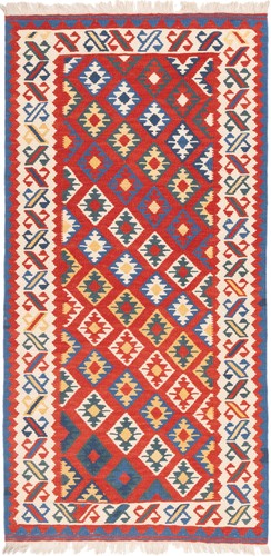Kelim kashkouli teppich 94x192 - kashkouli,