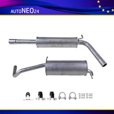 Auspuffanlage ab Kat VW Polo (9N_), Skoda Fabia I (6Y2,6Y3) 1.4 16V, 1999- 