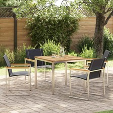 Garten Essgruppe 5 pcs Braun