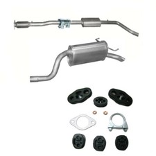Komplette Auspuff + Anbausatz