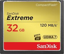 SanDisk Extreme CompactFlash Speicherkarte 32 GB, Sandisk CF 32 GB CompactFlash