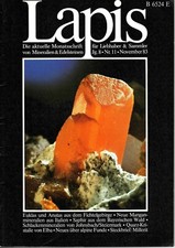 Lapis Magazin 11/1983 Euklas Anatas Fichtelgebirge , Quarz Elba , MILLERIT
