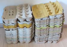 50x Eierkarton ~ 10er Eierkartons ~ Eierschachteln ~ Basteln ~ div. Farben