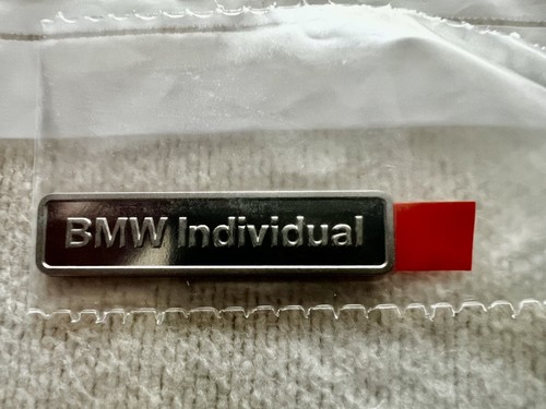 Bmw individual badge - badge, /