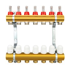 Messing Heizkreisverteiler 2 -