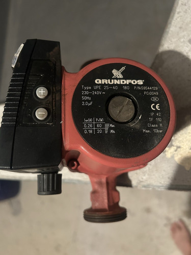 Grundfos upe 180 - upe, 25-40