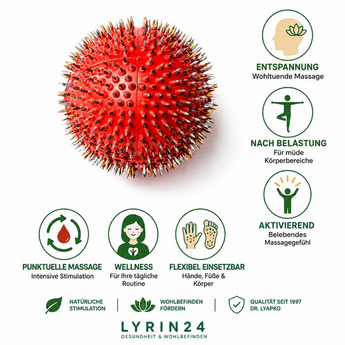 Massageball von lyapko - massageball, dr.