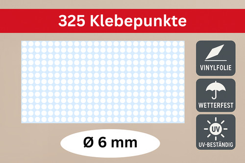 325 klebepunkte 6mm rund - klebepunkte,