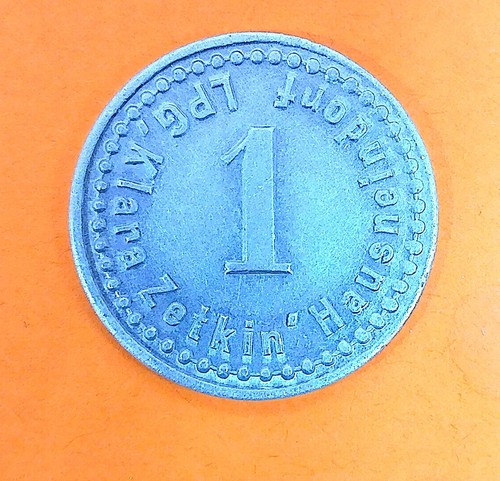 Ddr wertmarke münze lpg - wertmarke, geld
