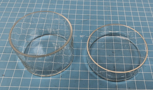 Hohe glas petri schale - glas, 60