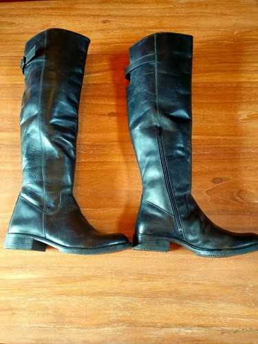 Echtleder overknee kniehoch - echtleder,