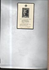 19529	Sterbebildchen Vollmayer 2. Weltkrieg Nachlass Parzl Paindlkofen Ergolsbac
