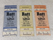 RATT POISON JOAN JETT 3 UNUSED