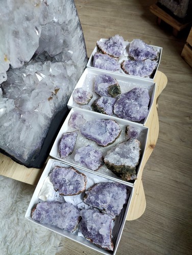 Amethyst geoden bruchstücke - amethyst,