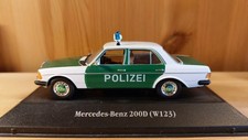 Mercedes-Benz 200D (W123) POLIZEI ,Atlas Collection,1:43,Nr. 7598126 – Sammler