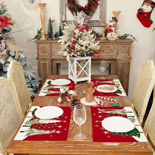 Weihnachts tischsets 4er set - weihnachts-tischsets,