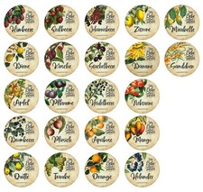 24 Marmelade Aufkleber Gelee