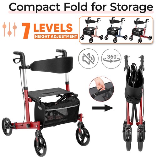 Rollator klappbar laufhilfe - rollator,