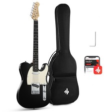 Donner DTL-100 39" Tele E-Gitarre Solid Body mit Gigbag, Online-Unterricht