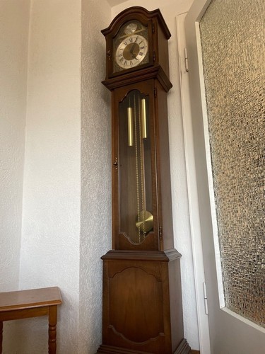 Antike standuhr marke hermle - standuhr,