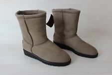 ❤️ Paul Green Boots Gr. 6,5 - 6 1/2 - 40 Stiefel Lammfell Schuhe Damen braun NEU