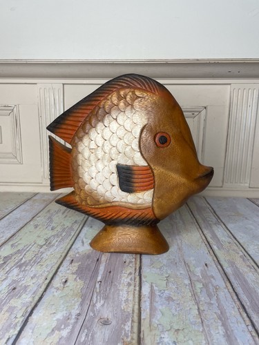 Vintage ozean fisch holz - vintage,