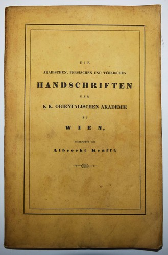 Krafft die arabischen - die,