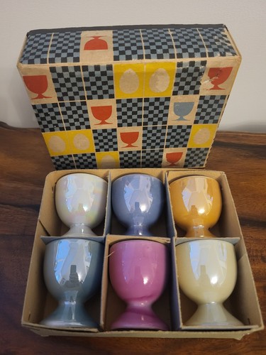 Vintage ddr eierbecher 6er - ddr,