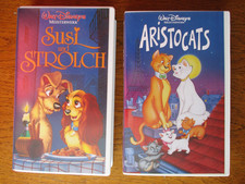 VHS Kassette "Susi  und Strolch" + "ARISTOCATS" Walt Disneys MEISTERWERK