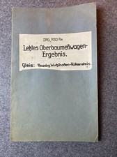 Oberbaumeßwagen Ergebnis