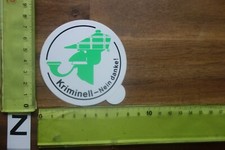 Alter Aufkleber Polizei