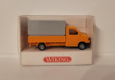 Wiking 1:87 VW T4 Pritsche mit Plane in OVP, Nummer 298/1 in orange/grau