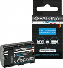 PATONA Platinum Akku mit USB-C Input Canon LP-E6NH | Akkus für Canon