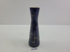 Vase Volkstedt Porzellan Echt Kobalt Handmalerei 25,3cm 60er 70er Deko #258388