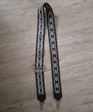 Taschen- Riemen- Gurt, 5 cm breit, bis 130 cm Lang, schwar- beige- grau, NEU !!