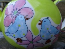 MILA Frühling Impressionen Vögel Teekanne große Kanne z Tasse Teller Teeservice