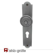 AHB Knopfschild 8662/2664 Schmiedeeisen verzinkt schwarz berieben