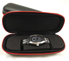 Uhrenbox Reiseetui schwarz