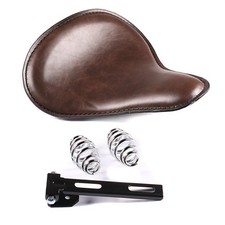 Solo Bobber Slim Seat Schwingsattel mit Federn für Custombikes braun gebraucht
